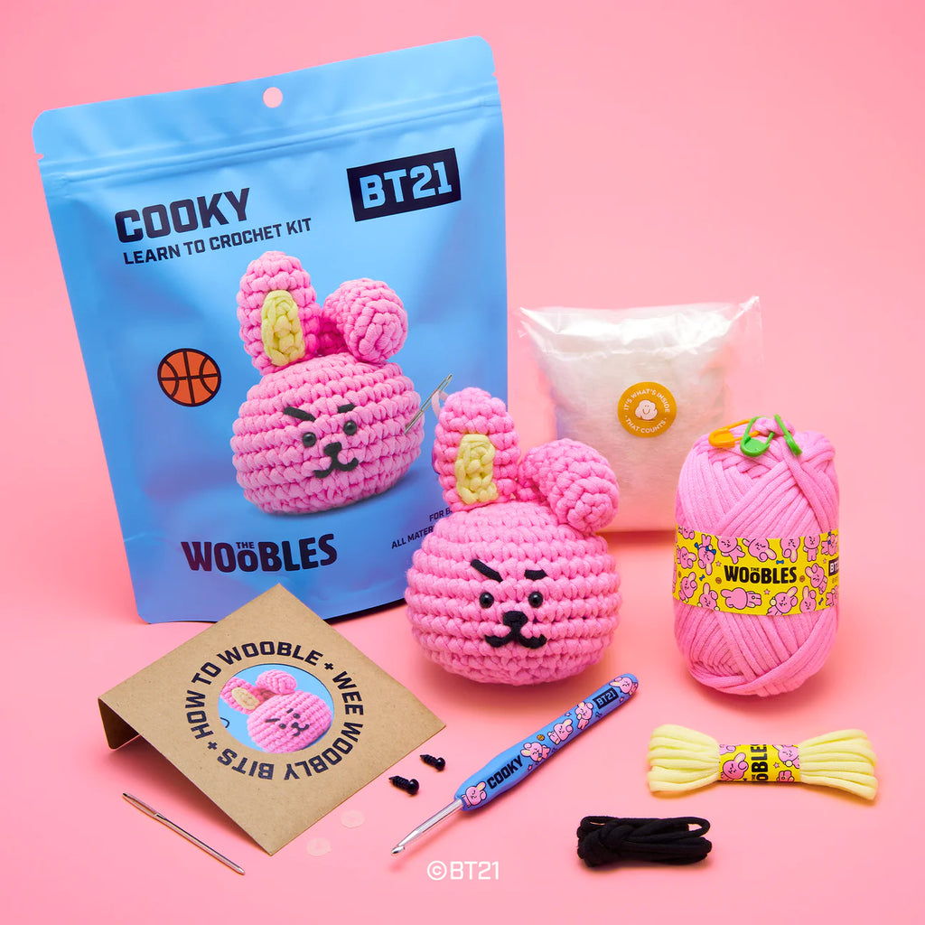 Chimmy From BT21 & the Woobles Collab Crochet Plushie 